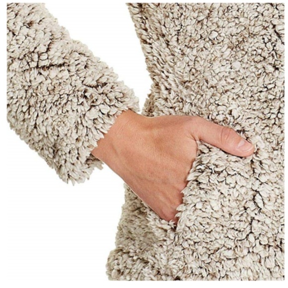 Weatherproof Vintage Frosty Tipped Sherpa Pullover - Picture 3 of 6